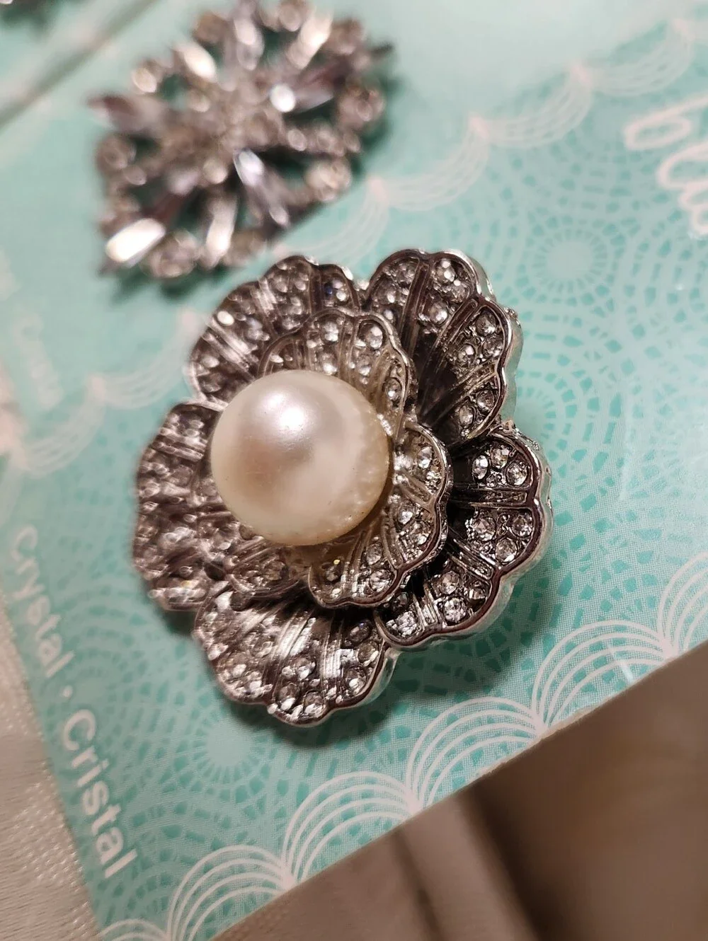 Crystal Buttons LOT of 7 NWT Bliss...